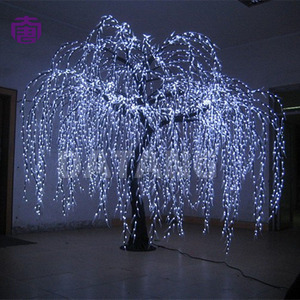 Gran Árbol de Sauce Llorón con Iluminación para Exteriores, Ideal para Plazas de Ciudades, Parques, Resorts, Centros Comerciales y Atracciones Turísticas - Product Image 3