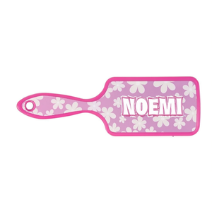 Cepillo para el Cabello Noemi Rosa con Flores Personalizado para Niñas - Product Image 2