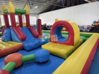 Combo gonflable professionnel d'obstacle de toboggan de rebond de PVC de location de nouveau design pour des éclaboussures d'eau extérieures d'enfants avec le saut