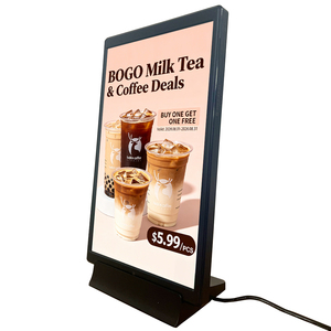 Etiqueta de precio con pantalla LCD vertical de 10.1 pulgadas para publicidad en supermercados, tiendas de té con leche, etiqueta electrónica inteligente ESL para estanterías. - Product Image 1