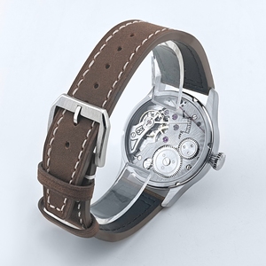 Relojes de Lujo de 42 mm con Esfera Estéril Semiautomática, Movimiento <span class=keywords><strong>Seagull</strong></span> ST3621 de Cuerda Manual, Cristal de Zafiro, Logotipo Personalizado, Relojes para Hombre Originales - Product Image 4