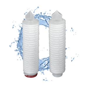 Cartouche filtrante plissée industrielle lavable en usine certifiée ISO9001 CLANDE, 0,3 micron, pompe, 1 an, 500 L/heure, osmose inverse - Product Image 1