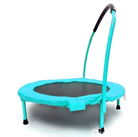 Mini trampoline pour enfants de 3 pieds, utilisation intérieure et extérieure, poignée rembourrée en mousse, housse de sécurité, écologique, durable, cadeau pour les enfants, équipement sportif