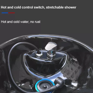 Sillón de Lavacabezas para Salón de Belleza y Barbería, con Lavabo Integrado, en Oferta - Product Image 3