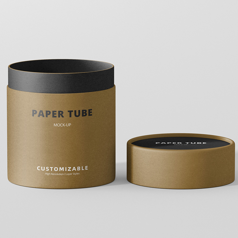 Source Manufacturer Wholesale Coffee Loose Tea Packaging Paper Tube Round Cardboard Cylinder Box with Custom Design