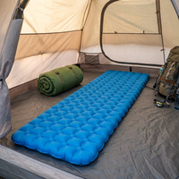 Matelas de tente portable pour le camping – Nouveau matelas gonflable fin, durable et imperméable pour l'extérieur et la randonnée