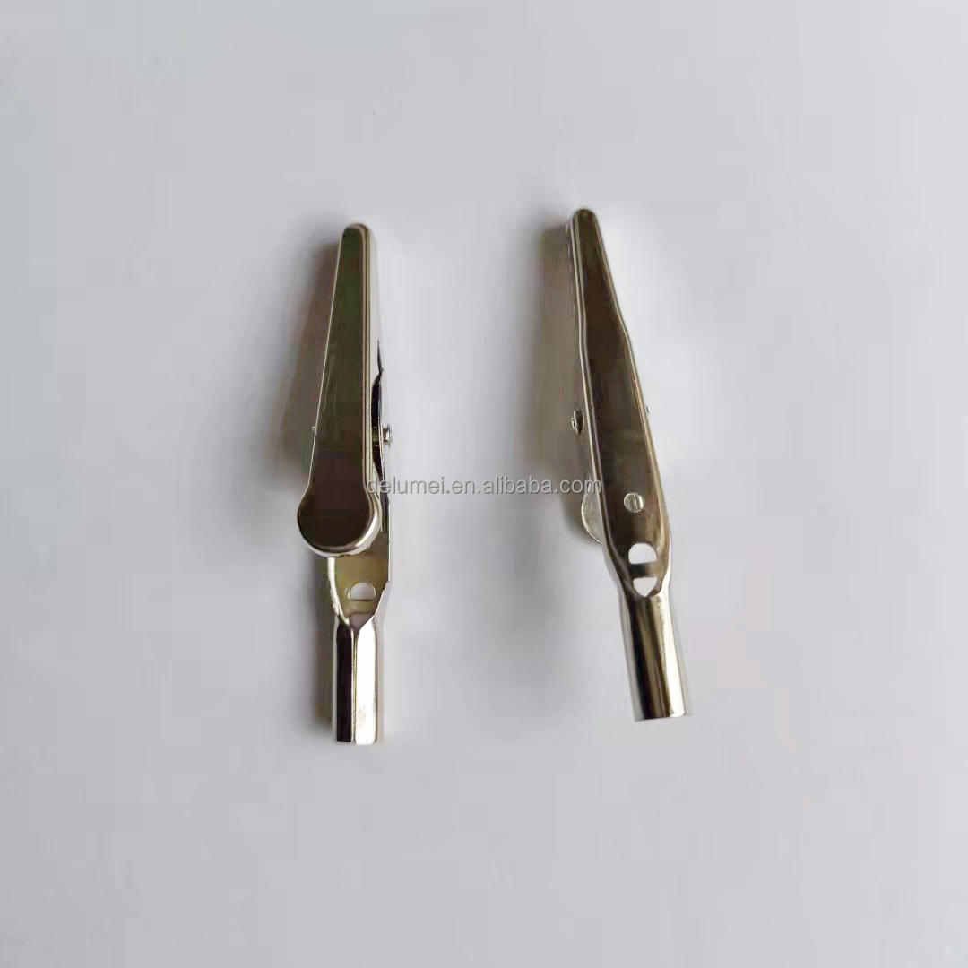 Metal Attachment Clip Mini Alligator Clip Silver Alligator Clip For