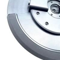 11-inch Double-zone Semi-enclosed Rubber Electronic Drum Cymbals Are Compatible with Various Brands.
