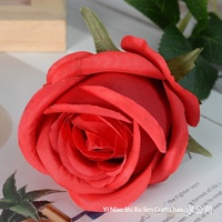 Fleurs artificielles en soie thème Bourgogne pour mariages, hôtels, centres de table, allées et arrangements de roses – Matériaux pour la maison