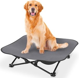 Cama elevada portátil para perros, cuna plegable estable para perros, cama de camping, cama elevada para perros - Product Image 1