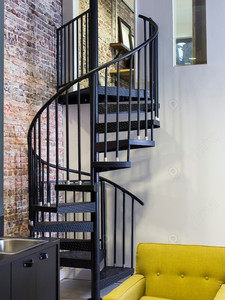 <span class=keywords><strong>Escalier</strong></span> d'entrée intérieur en verre, acier ou bois, <span class=keywords><strong>avec</strong></span> barre de suspension pour lustre - Product Image 2