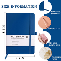 Carnet personnalisé avec logo, carnet personnalisé de haute qualité, journal, carnet relié en cuir PU, carnet de notes, carnet de journal