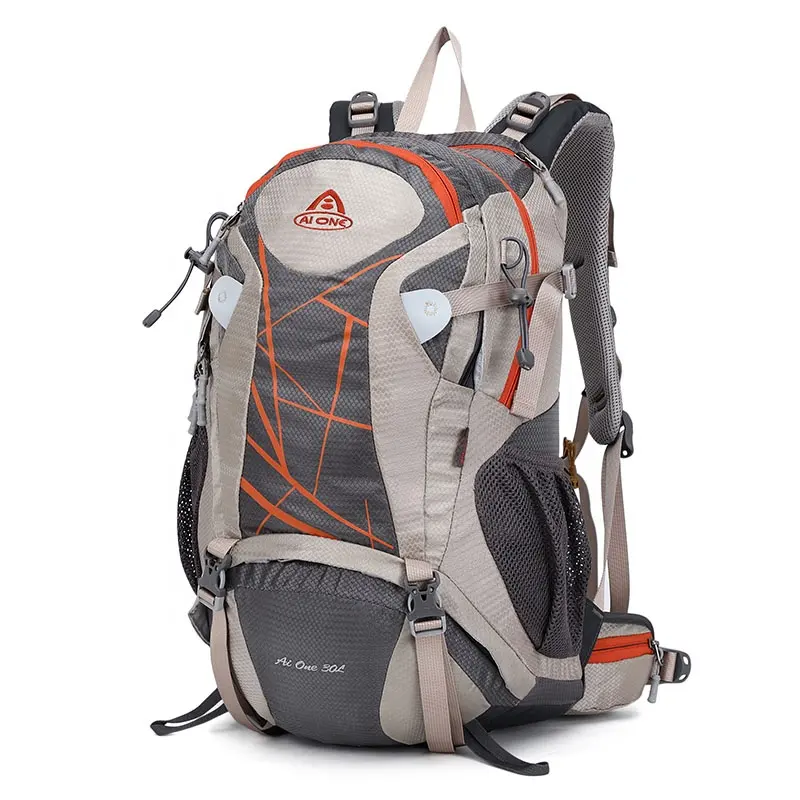 Stocked Outdoor Sport Mochila 30L Außen rahmen Travel Hiking Daypack Wasserdichter Trekking rucksack