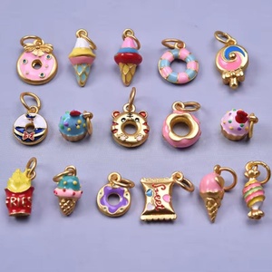 Collar de moda europeo-americano de acero inoxidable con colgante de cadena de eslabones sueltos, chapado en oro de 18 quilates, popular y básico para bricolaje. - Product Image 1