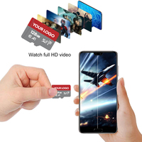Fabrika Toptan Özel Logo Mikro TF Hafıza Kartı C10 U3 V30 32GB 64GB 128GB 256GB Stokta Telefonlar Tabletler Araç Kameraları için