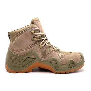 Chaussures <span class=keywords><strong>de</strong></span> sécurité pour soudeurs, coupe moyenne, en cuir suédé, résistantes aux perforations, avec embout en acier, pour hommes - Product Image 4