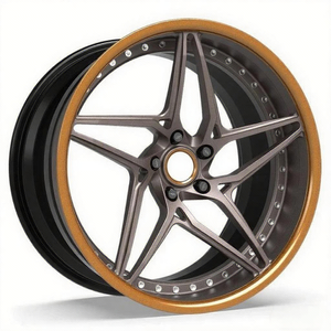 Jantes en aluminium forgé 2 pièces de 18 à 26 pouces personnalisées jantes en alliage à vaisselle profonde adaptées pour <span class=keywords><strong>Audi</strong></span> A5 S4 <span class=keywords><strong>RS4</strong></span> BMW M3 M5 M4 - Product Image 1