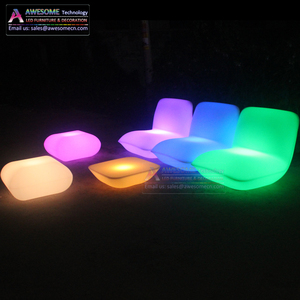 Trắng sang trọng sảnh khách sạn đồ nội thất LED Sofa Chair Set (<span class=keywords><strong>CH110</strong></span>) - Product Image 3
