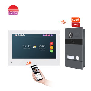 ホーム有線ビデオドア電話<span class=keywords><strong>7</strong></span>インチモニターオーディオビジュアルインターホンエントリーアクセスシステムハウスヴィラ用 - Product Image 1