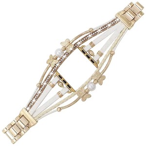 <span class=keywords><strong>Bracelet</strong></span> en <span class=keywords><strong>tissu</strong></span> pour i <span class=keywords><strong>watch</strong></span> 5 6 7 8 pour <span class=keywords><strong>Apple</strong></span> <span class=keywords><strong>Watch</strong></span> SE sans fermoir <span class=keywords><strong>bracelet</strong></span> de montre intelligente de mode de luxe - Product Image 3
