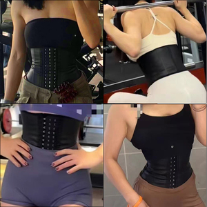 Cao su eo huấn luyện viên 25 thép xương phụ nữ chất kết dính giữ gìn Corset Colombia thắt lưng mô hình dây đeo Body Shaper giảm béo vành đai - Product Image 6