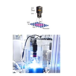 12MP 16mm 4/3" F2.0 C-마운트 고정형 산업용 머신 비전 렌즈 빔 변조 420~1000nm 파장 금속 유리 구조 - Product Image 4