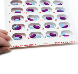 Medi-Aid Cartes blister de médicaments jetables de 31 jours AM/PM avec code couleur pour une organisation facile des pilules - Product Image 3