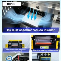 Imprimante UV DTF neuve d'usine, imprimante UV DTF rouleau à rouleau pour film AB, étiquettes et autocollants, 30 cm, avec 2 têtes d'impression XP600