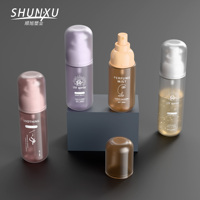 Bouteille de pulvérisation de crème solaire pour le corps et le visage en plastique PET personnalisée, 100, 120, 150 ml, emballage cosmétique, flacon pompe vide pour soins personnels