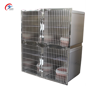 Boîtier pour chat à quatre compartiments en acier inoxydable - Product Image 3
