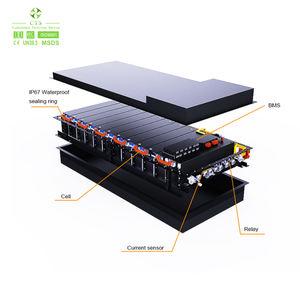بطاريات ليثيوم أيون قابلة لإعادة الشحن مخصصة 345 فولت حزمة بطارية للسيارات الكهربائية 30 كيلوواط ساعة 60 كيلوواط 70 كيلوواط 384 فولت 400 فولت 540 فولت حزمة بطارية للسيارات الكهربائية - Product Image 1