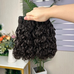 ผมต่อแบบเวฟน้ำ ขายส่ง 12a ยอดนิยม น้ำหนัก 100 กรัมต่อแพ็ค ผมแท้ 100% แบบ Super Double Drawn - Product Image 1