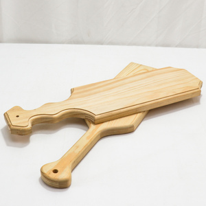 Pagaie en bois non finie Pagaie en bois non finie FSC pour plaque de promesse Palettes grecques en pin en bois naturel - Product Image 3