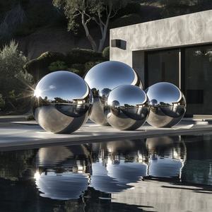 Globe miroir géant de haute qualité 2026 en PVC gonflable, décoration, grand ballon brillant pour les fêtes, publicité gonflable d'usine - Product Image 6