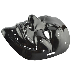 Masque V noir lumineux à rayons froids avec trous, effet sanglant terrifiant - Product Image 5