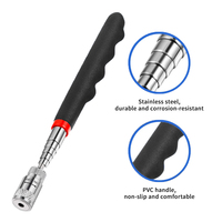 Outil de ramassage magnétique télescopique avec lumière pour la récupération de petits objets métalliques, clous, vis, écrous