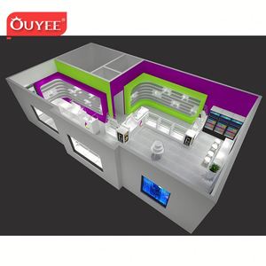 Exhibición de dispensario Tienda de tabaco Exhibición Muebles Tiendas de humo Suministros Escaparate de tienda de humo - Product Image 4