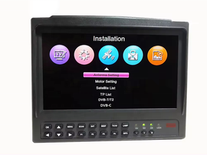 Combo de monitor de pantalla HD de 7 pulgadas para TV, buscador de satélite, compatible con T2/S2/<span class=keywords><strong>C</strong></span> y HD y CCTV, buscador de estrellas de TV de onda de tierra europea - Product Image 2