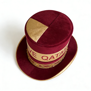 Gorras de Fútbol de Qatar al por Mayor, Gorras de Lona y Corduroy con Patrón de Lazos para Fanáticos de Deportes al Aire Libre - Product Image 5