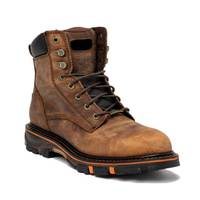 Bottes hautes pour femmes en cuir véritable avec embout en acier - Respirantes, antidérapantes, pour une utilisation en usine, bottes de sécurité pour le travail, pour l'hiver, le printemps et l'automne