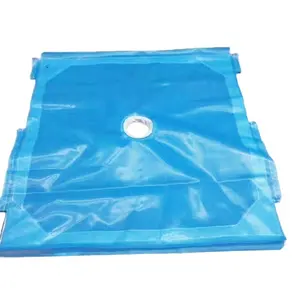 Filter press plate frame sludge polypropylene composite silk filter cloth industry