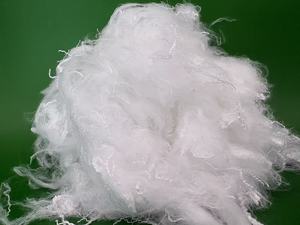 Fibre de polyester microfibre 0.9d*32mm, blanc brut vierge, pour vêtements, couettes, poupées, coussins, douce, PSF, vert, haute qualité - Product Image 3