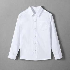 Camicie bianche dell'uniforme della scuola dei bambini all'ingrosso dei ragazzi e della ragazza del cotone della <span class=keywords><strong>manica</strong></span> <span class=keywords><strong>lunga</strong></span> della ragazza del poliestere dei bambini - Product Image 3