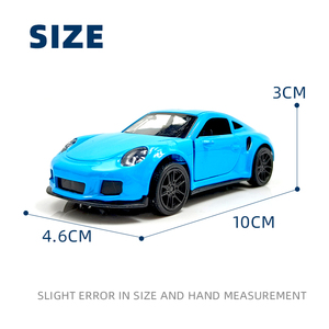 Modellini in Scala 1/43, 6 Stili Assortiti, Piccole Auto Sportive in Lega con Ruote a Retrocarica e Porte Apribili, Giocattolo Unisex per Bambini - Product Image 3