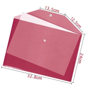 Hot Promotional Custom logo Printed Document Envelope File Folder Plastic <strong>Wallets</strong> <strong>A4</strong> - Product Image 4