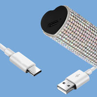Vente chaude en gros Lampe à ongles UV LED sans fil miniature à main - 3W Charge USB, Séchage rapide 20/60s, Design en strass
