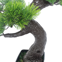 Cymys artificiels, exquis, meilleure vente, décoration pour l'extérieur, bureau, plantes de bonsaï, arbre de pin avec Pot, 5761