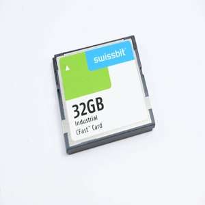Kartu Cepat Plc Swissbit 32GB SFCA032GH2AD4TO-I-GS-226-STD 5CFAST032G-10 Rev J0 - Product Image 1