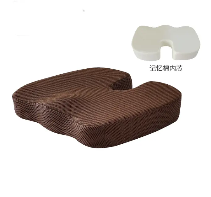 Sản phẩm mới không trượt Gel & bộ nhớ bọt Coccyx đệm cho xương đuôi đau Lái Xe-đau thần kinh tọa & giảm đau lưng