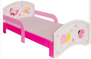Cama Individual de Madera Rosa con Diseños Modernos Personalizados para Niños para Dormitorio Escuela Villa Cama de Madera para Niños Pequeños Bebés Guardería Infantil - Product Image 3